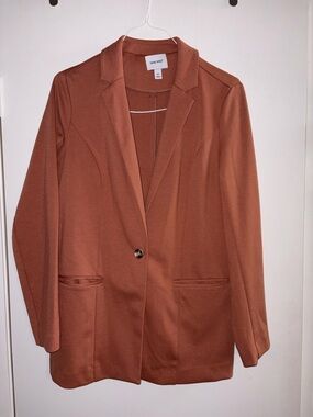 Nine West Rust Blazer Jacket